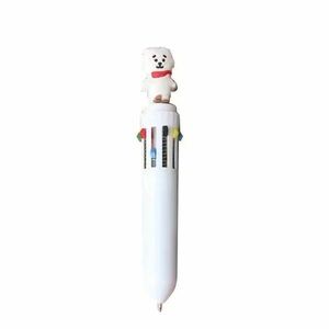 New BT21 10-Color Multi-Functional Retractable Ballpoint Pen - RJ